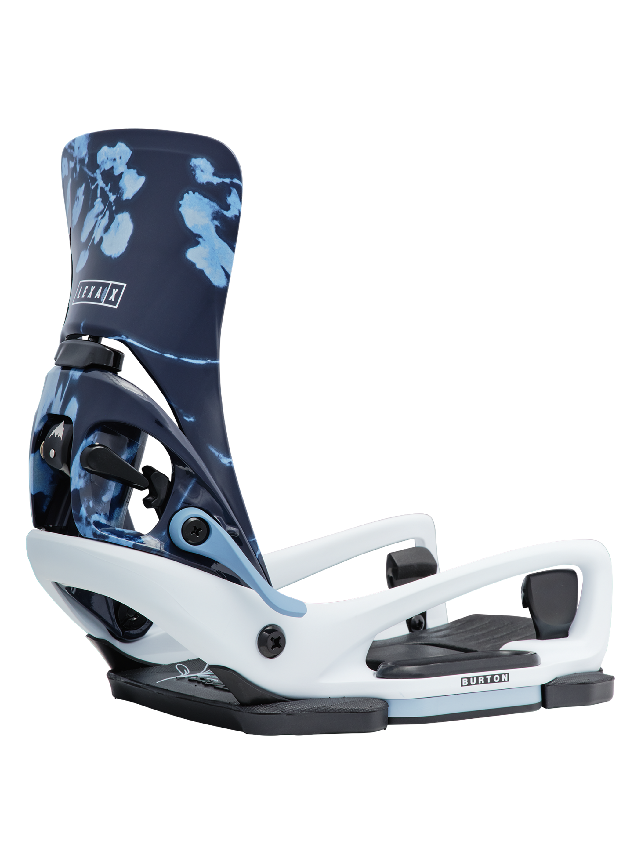 Product image of Women's Burton Step On® Lexa X EST® Snowboard Bindings[Variant:Cyanotype Floral / White]