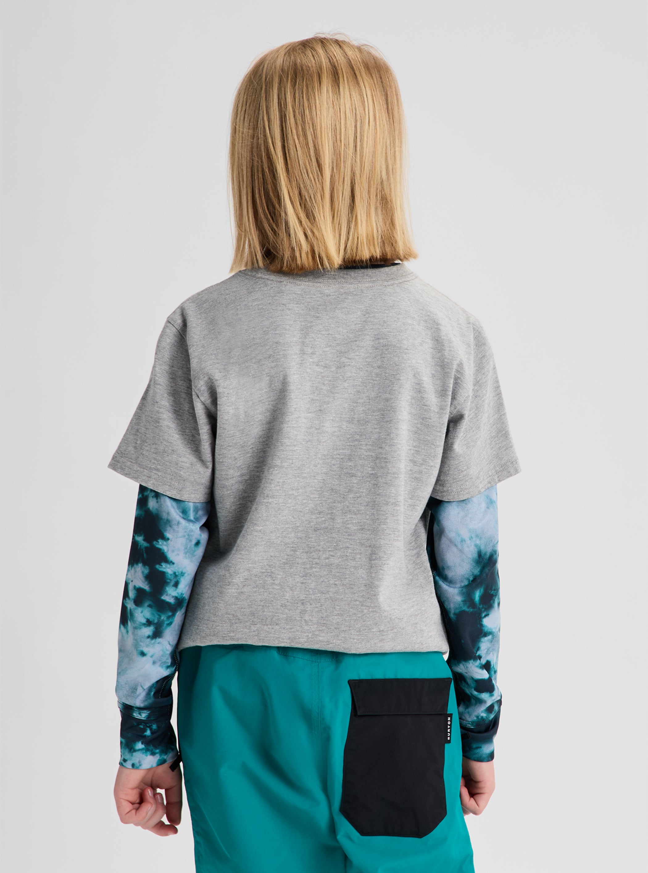 Product image of Kids' Burton Elmore Short Sleeve T-Shirt[Variant:Gray Heather]