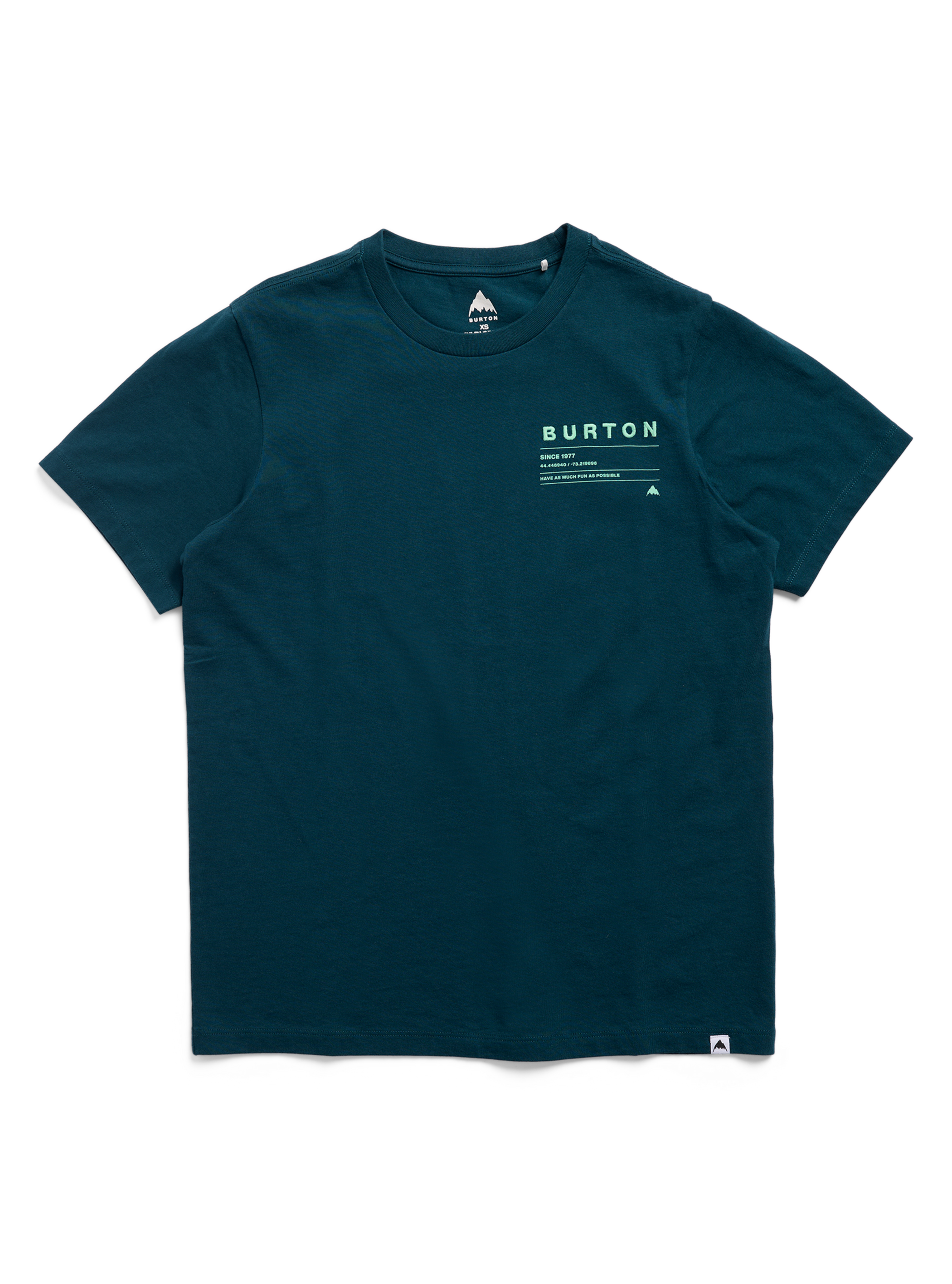 Product image of Burton Moretown Short Sleeve T-Shirt[Variant:Atlantic Teal]