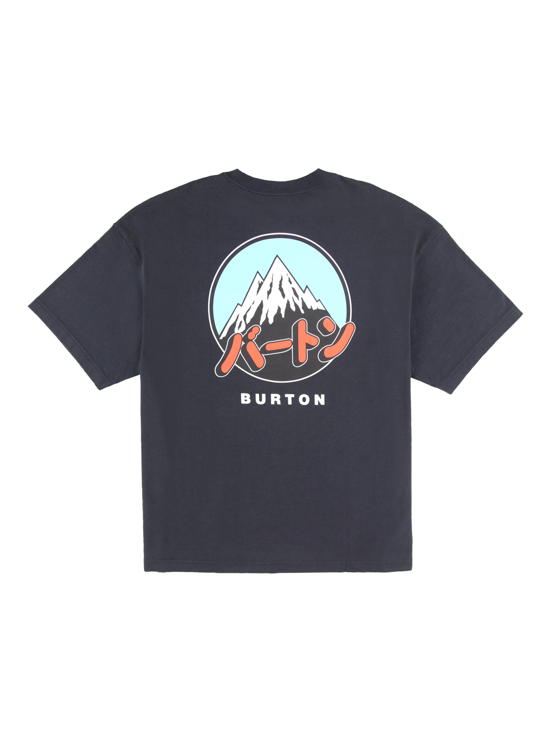 Product image of Burton Japan Katakana Short Sleeve T-Shirt[Variant:True Black Katakana]