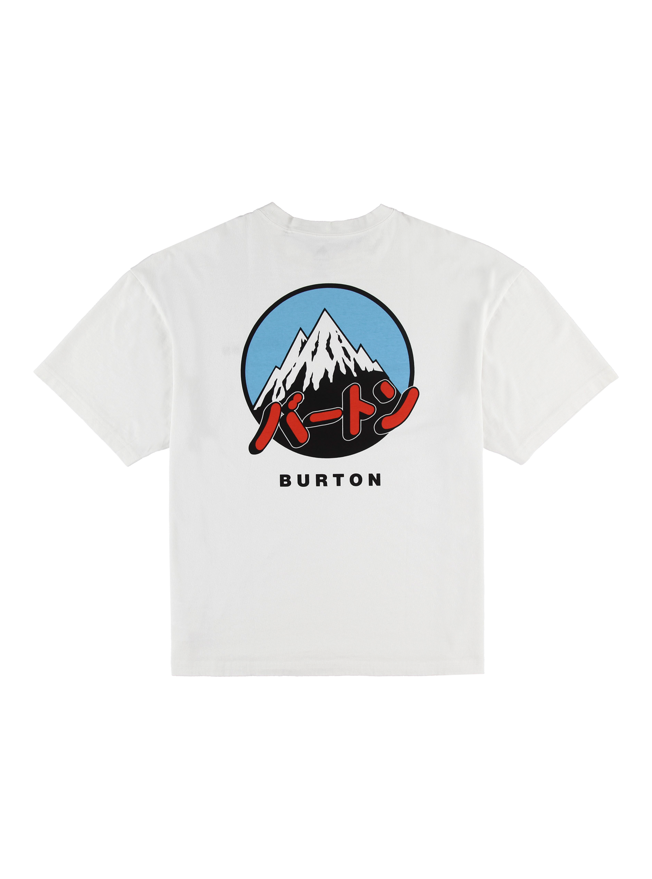 Product image of Burton Japan Katakana Short Sleeve T-Shirt[Variant:Stout White Katakana]