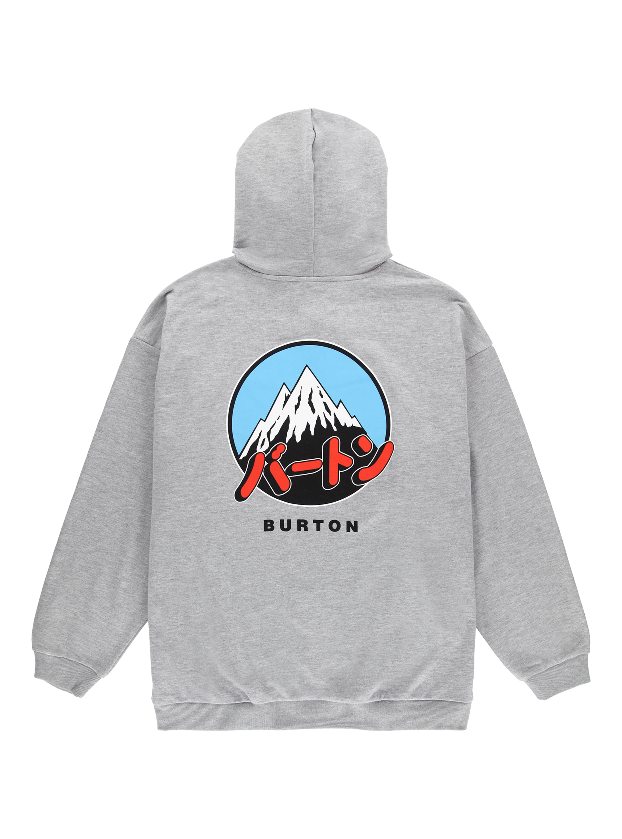 Product image of Burton Japan Katakana Pullover Hoodie[Variant:Heather Grey Katakana]