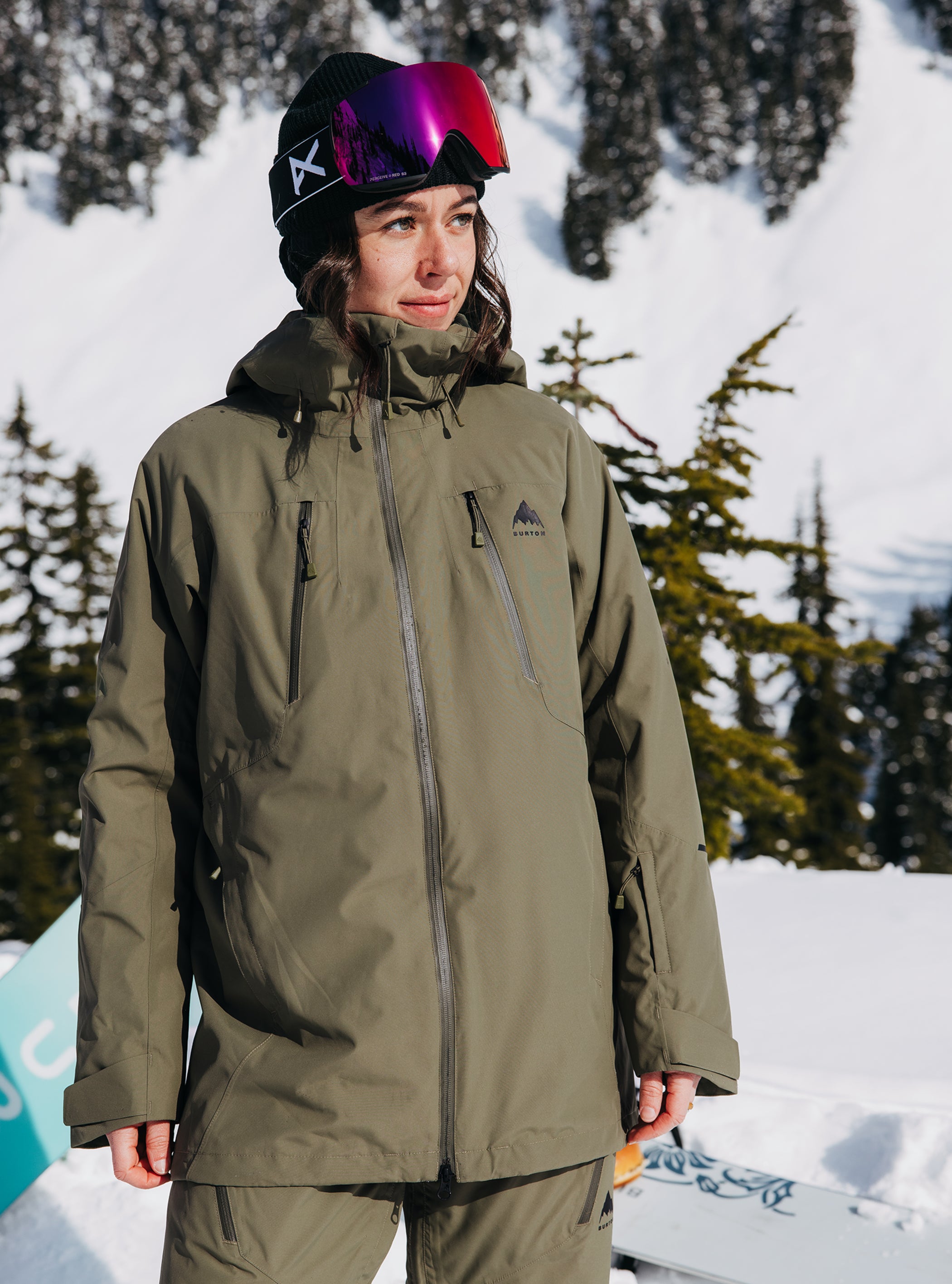 Product image of Women's Burton Reserve 2L 3-in-1 Jacket[Variant:Forest Moss]