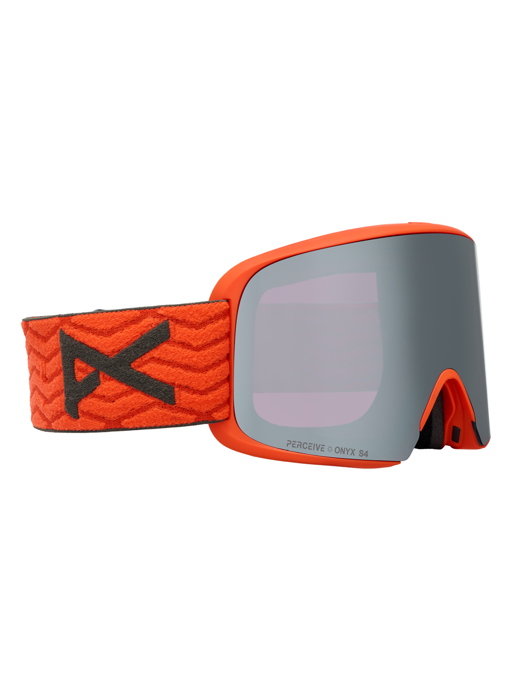 Product image of Anon M6 Goggles[Variant:Frame: Fiesta Red, Lens: Perceive Sunny Onyx (6% / S4), Spare Lens: Perceive Variable Violet (34% / S2)]