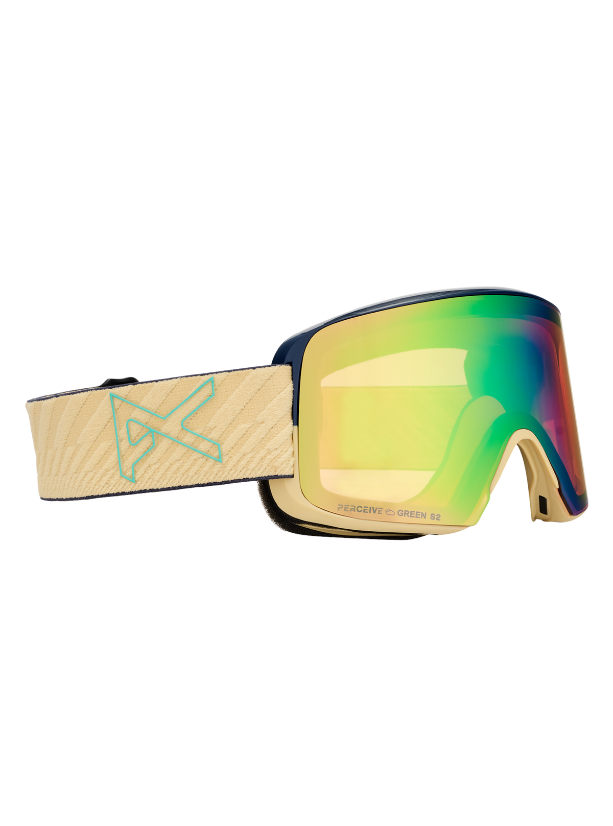 Product image of Anon M6S Goggles + Bonus Lens + MFI® Face Mask[Variant:Frame: Beechwood, Lens: Perceive Variable Green (22% / S2), Spare Lens: Perceive Cloudy Pink (53% / S1)]