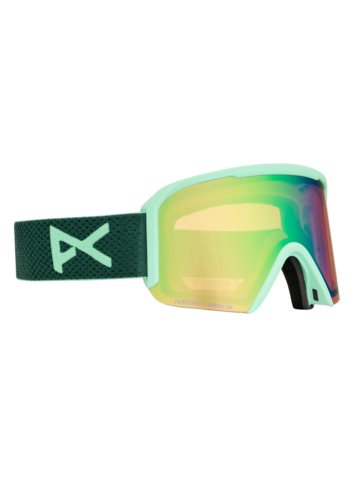 Product image of Anon Nesa S Goggles + Bonus Lens + MFI® Face Mask[Variant:Frame: Brunswick Green, Lens: Perceive Variable Green (22% / S2), Spare Lens: Perceive Cloudy Pink (53% / S1)]