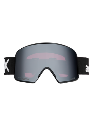 Product image of Anon M6 Goggles + Polarized Perceive Lens + MFI® Face Mask[Variant:Frame: Black, Lens: Perceive Sunny Polarized Onyx (10% / S3), Spare Lens: Perceive Variable Violet (34% / S2)]