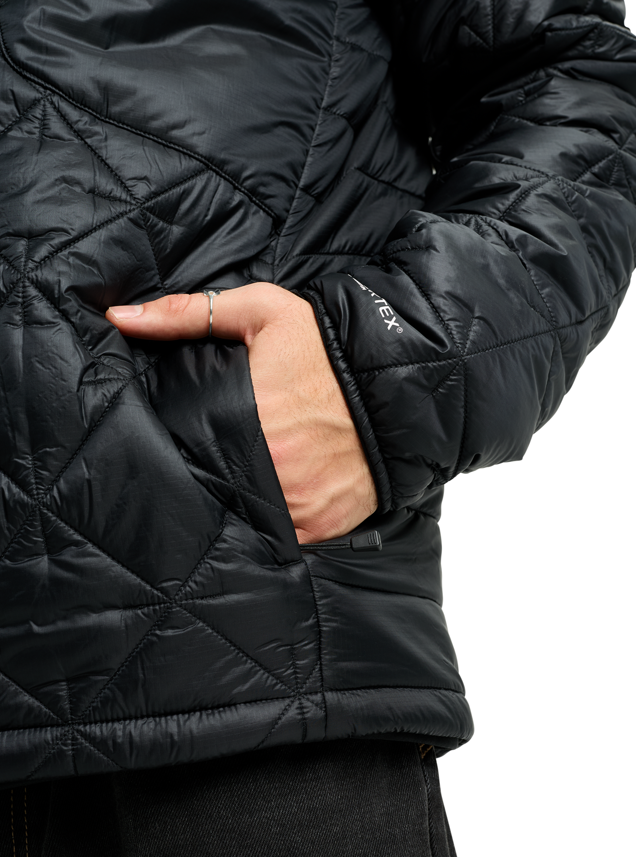 メンズ Burton リザーブ ミッドウェイト シンセティック パファージャケット