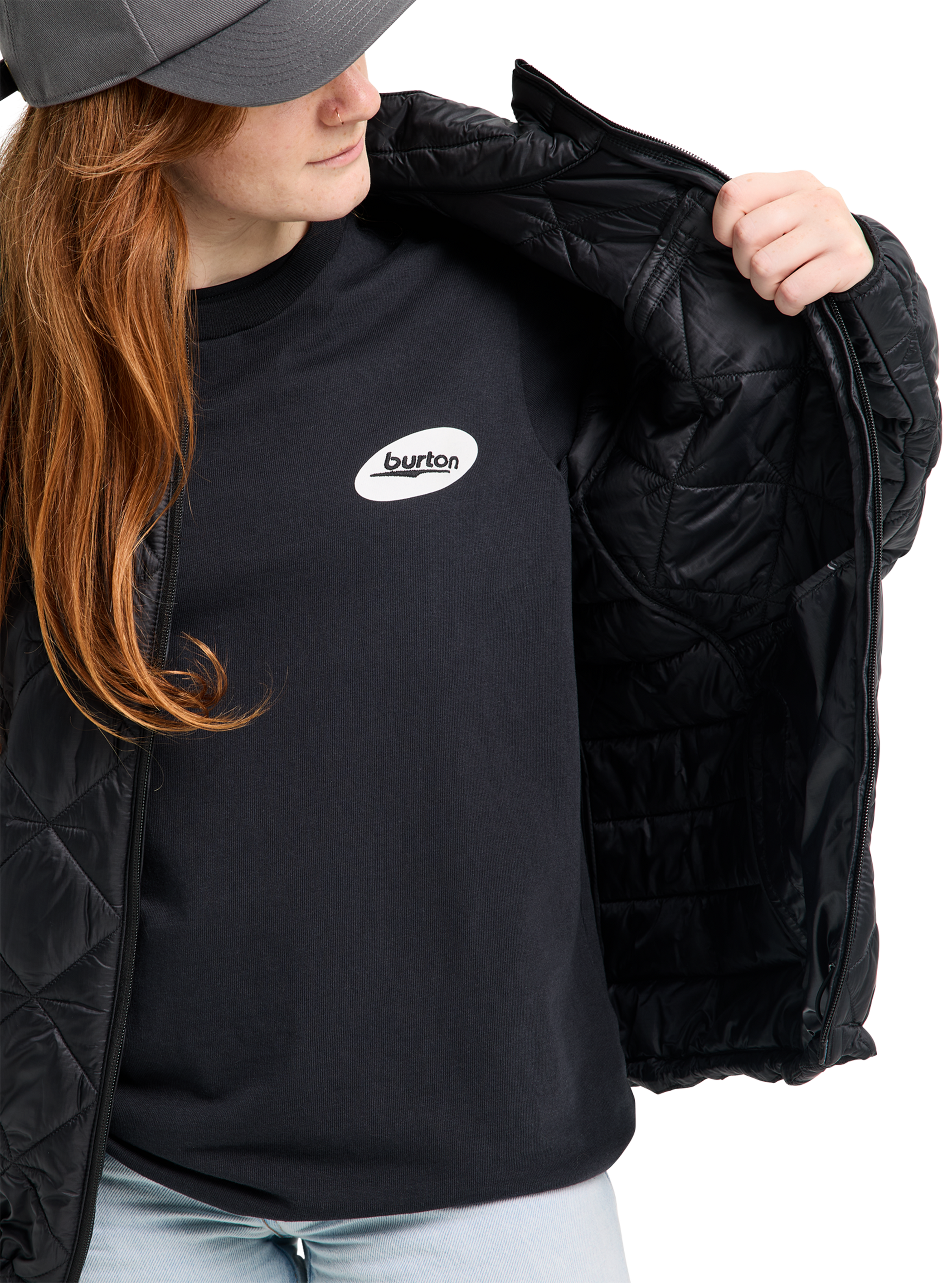 ウィメンズ Burton リザーブ ミッドウェイト シンセティック パファージャケット