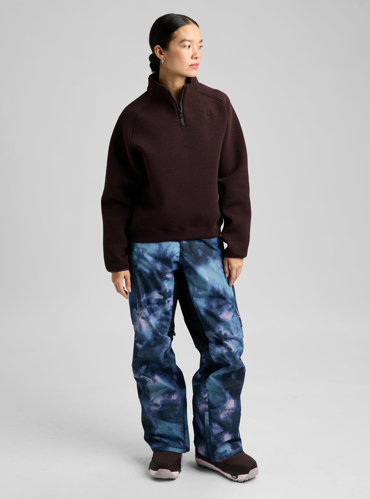 Women's Burton SpaceCloud 1/4 Zip Top | Burton.com Winter 2027