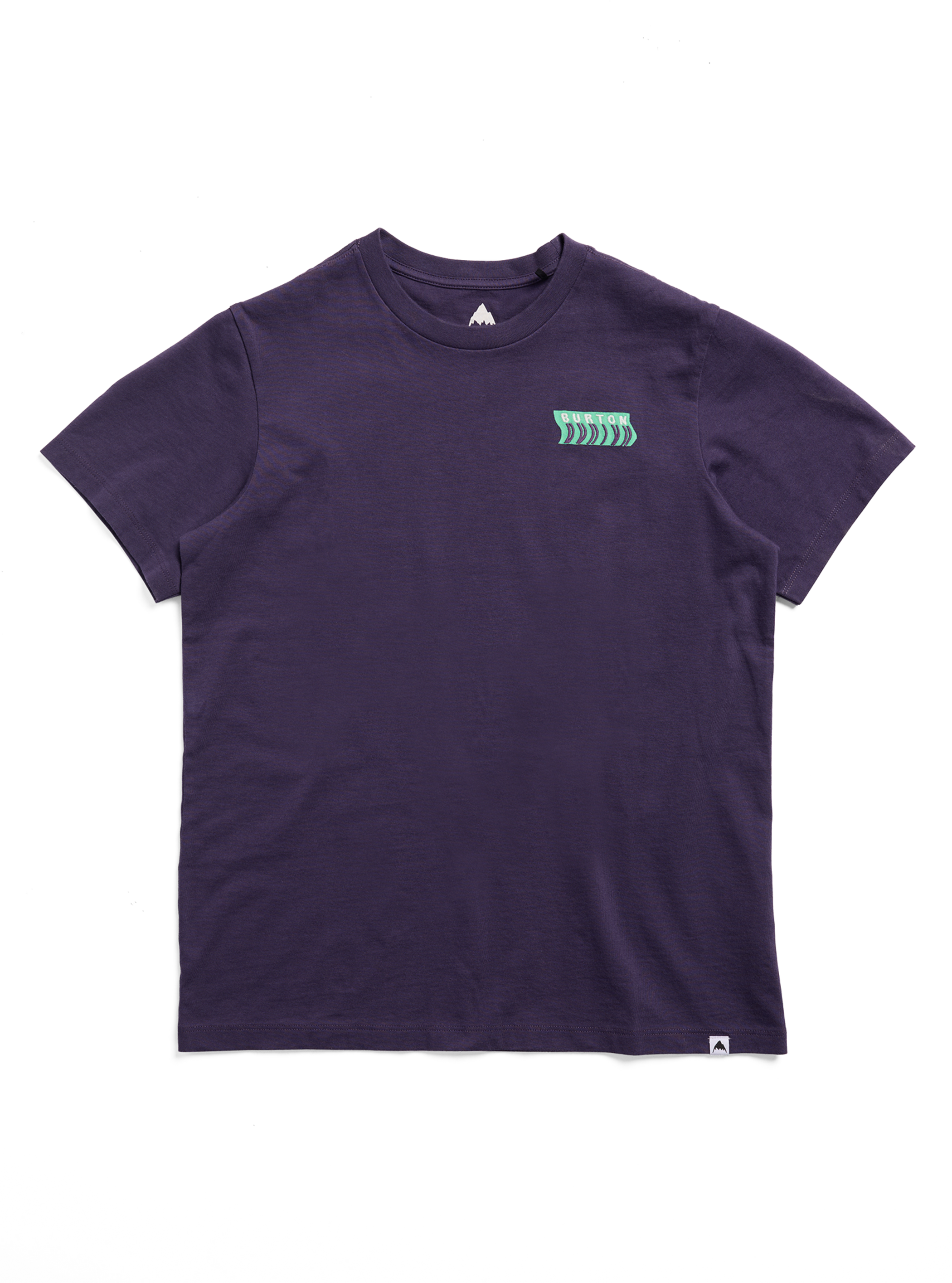 Product image of Burton Throwback 1992 Short Sleeve T-Shirt[Variant:Nightshade Purple]