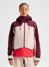 Product image of Women's Burton [ak] Cyclic GORE-TEX 2L Anorak[Variant:Rum Raisin / Chinchilla Gray / Hot Tamale]