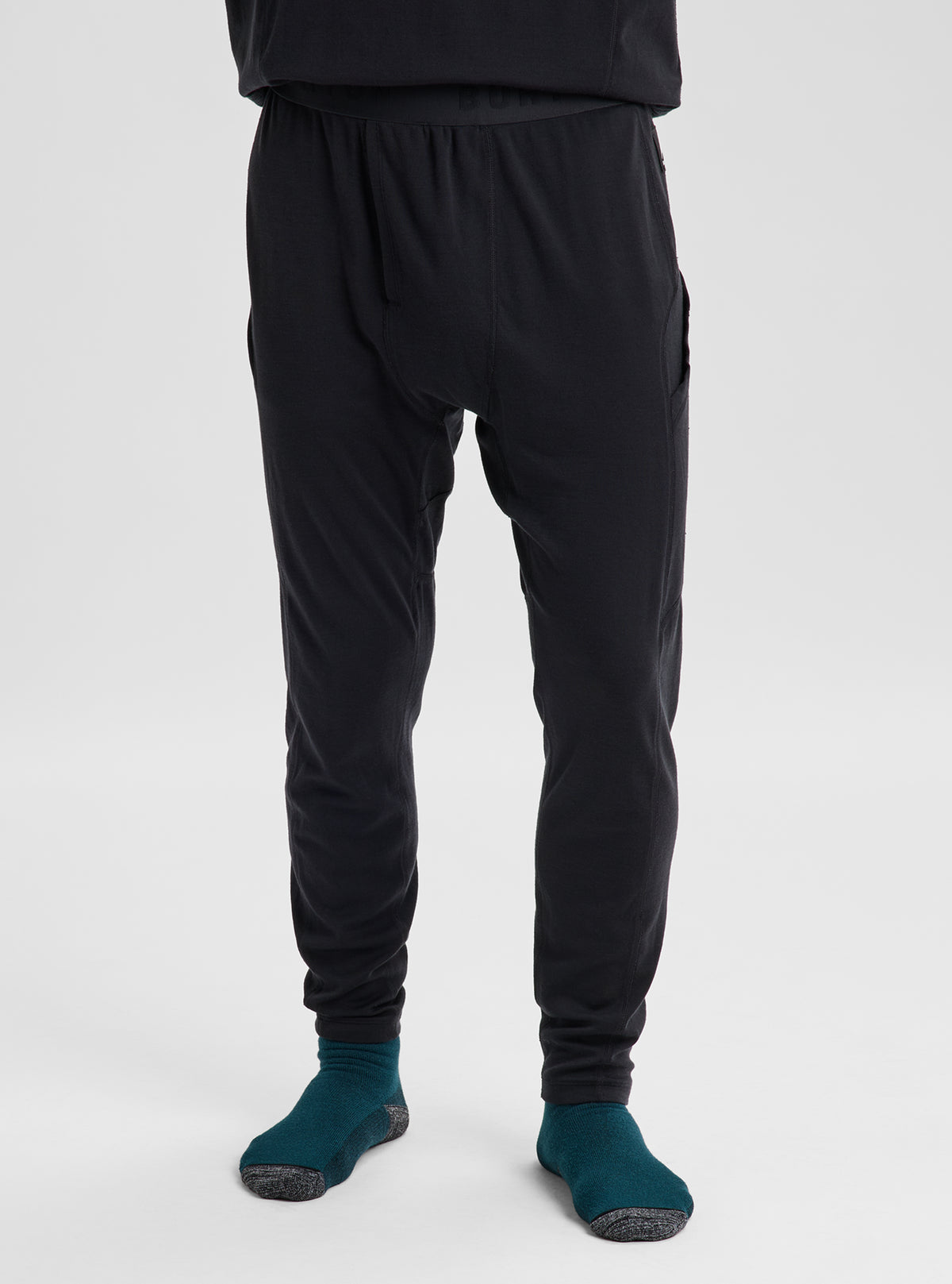 Product image of Men's Burton Merino Blend Midweight Base Layer Pants[Variant:True Black]