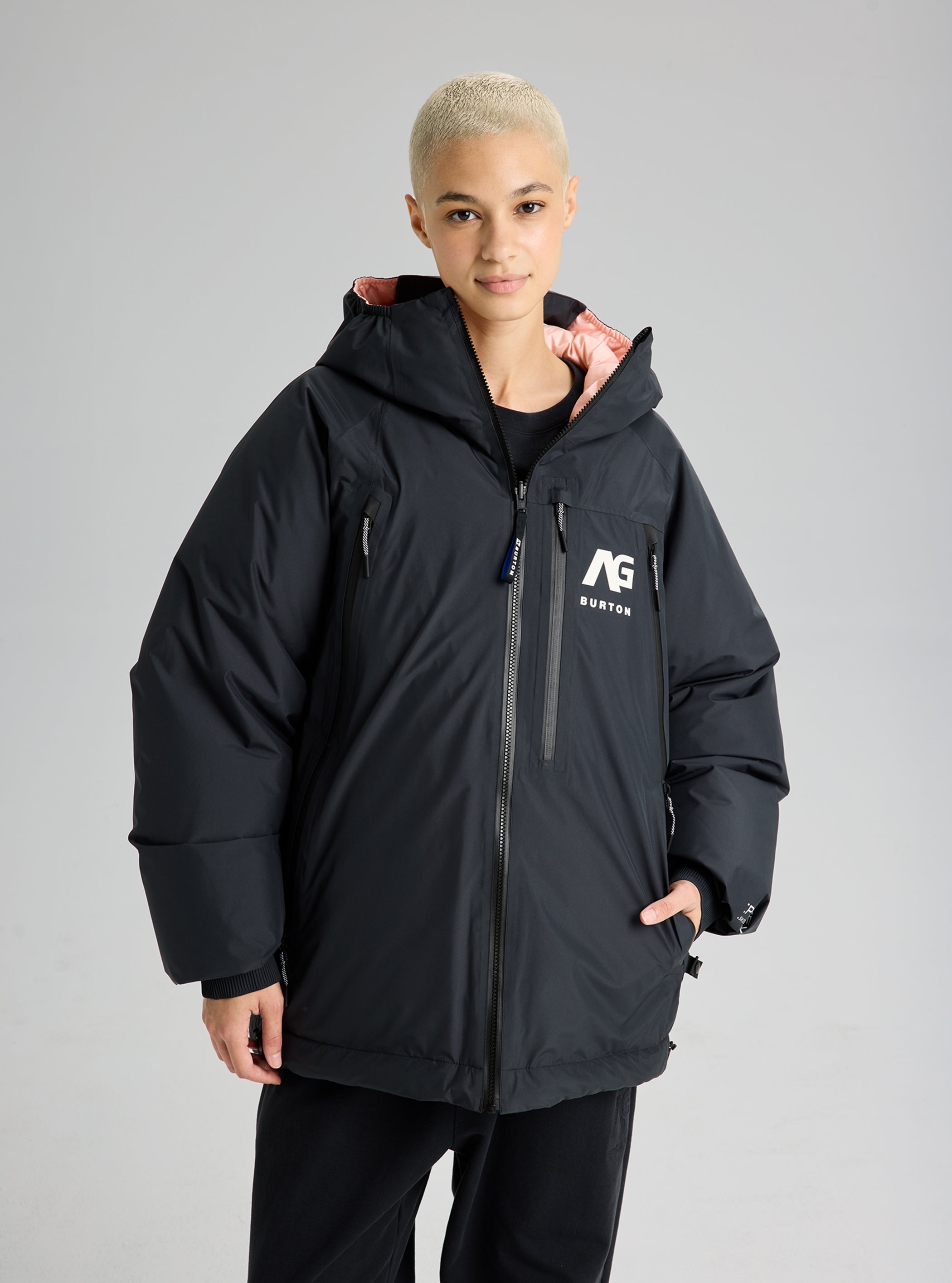 Product image of Burton AG Tergum Reversible Jacket[Variant:Plush Pink / True Black]