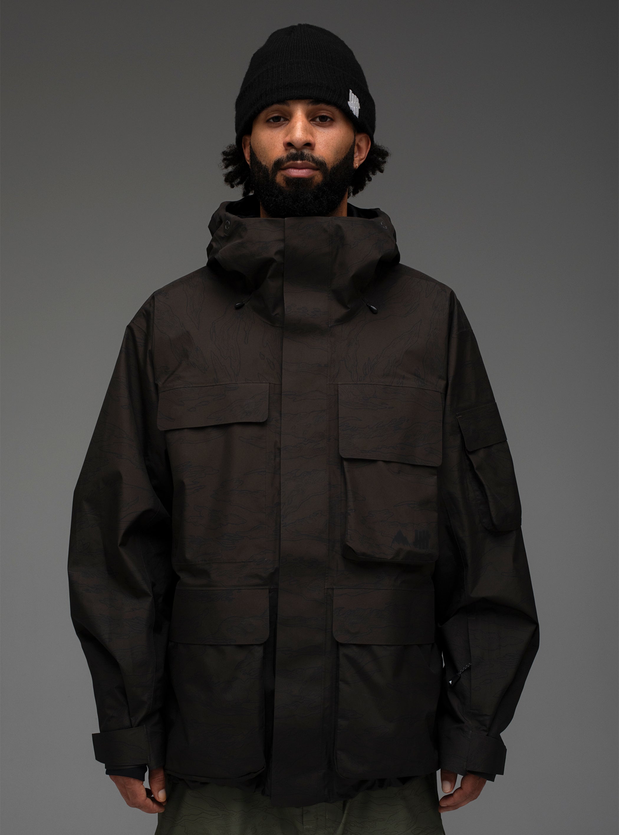 Product image of Men's Burton x Undefeated 2L GORE-TEX Jacket[Variant:Charcoal Camo]