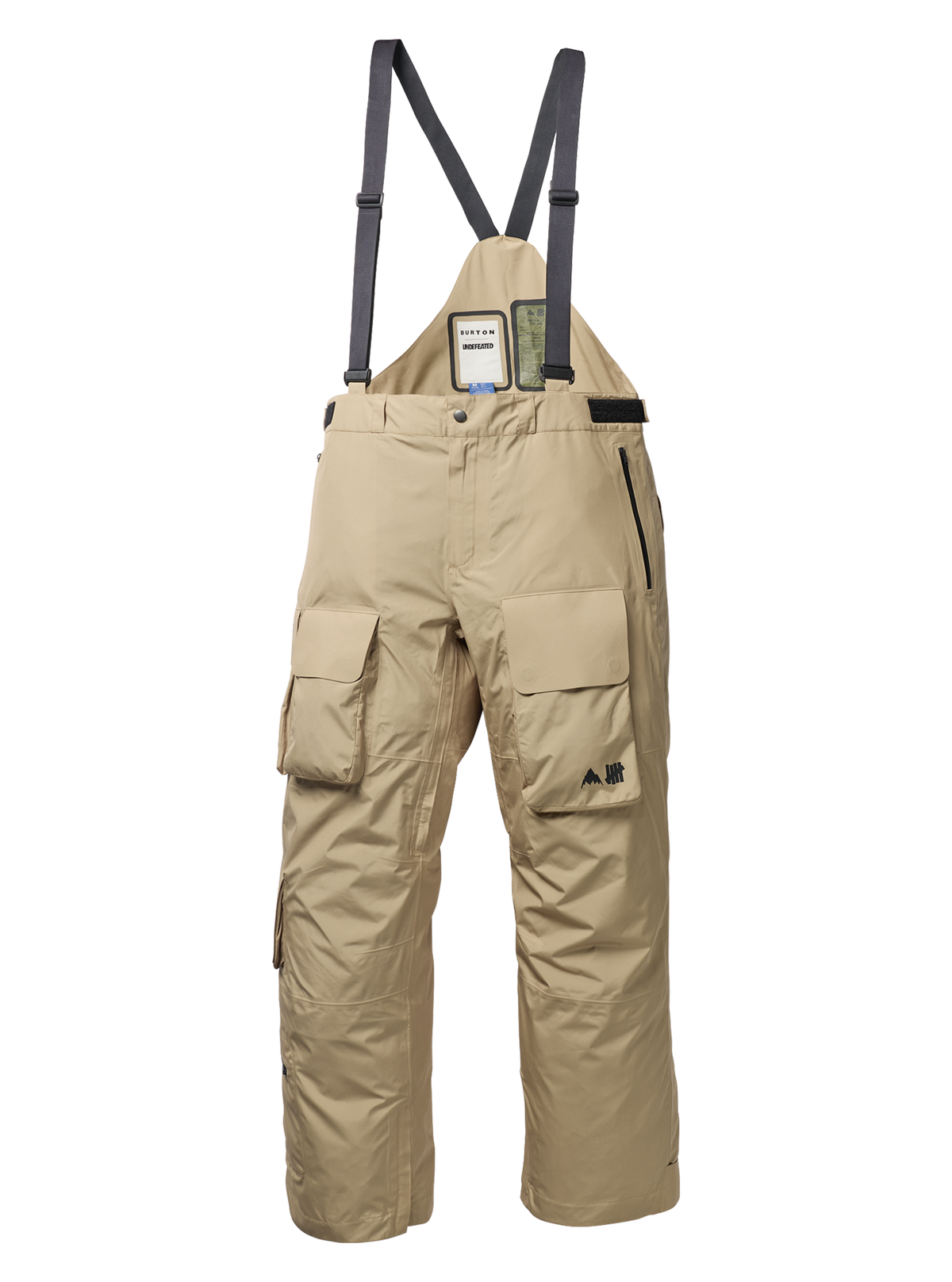 b by burton harper snowboard pant Men's x Undefeated 2L GORE-TEX Bib Pants Camo Tackle Bag - RECCO reflector Choose Option:Helmet Gray/Black SM/MD W4_Apr_2026