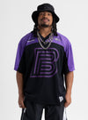 Product image of Men's Burton Short Sleeve Jersey [Variant: True Black / Planet Purple]