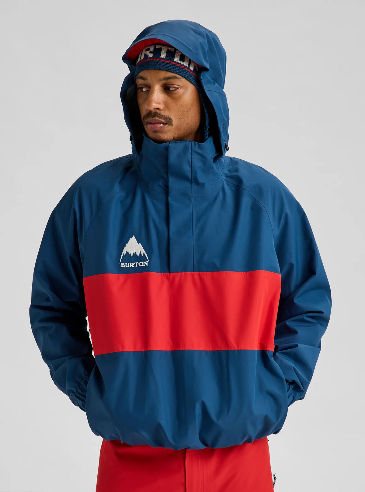 Product image of Burton 50th 85 Powdershell 3L Jacket[Variant:Selvedge Blue / Performer Red]