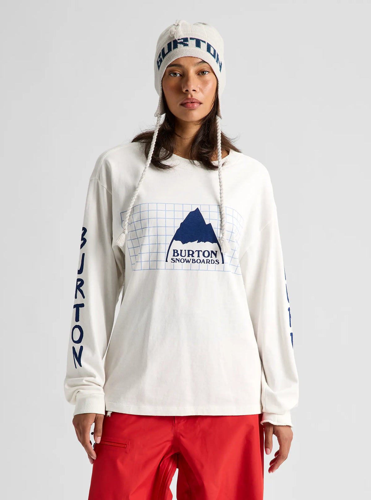 Product image of Burton 50th 83 Squared Long Sleeve T-Shirt[Variant:Stout White]