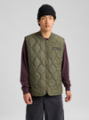 Product image of Men's Burton Quilted Synthetic Puffer Vest [Variant: Dried Moss]