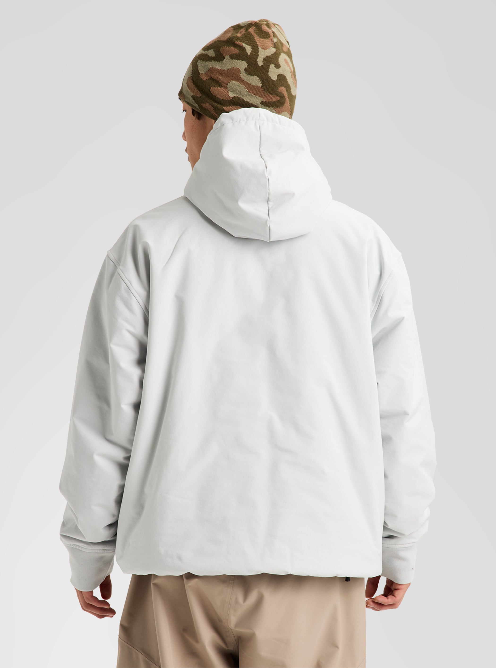 Product Image of Burton Weather Resistant Insulated Pullover Hoodie [Variant: Gray Cloud]