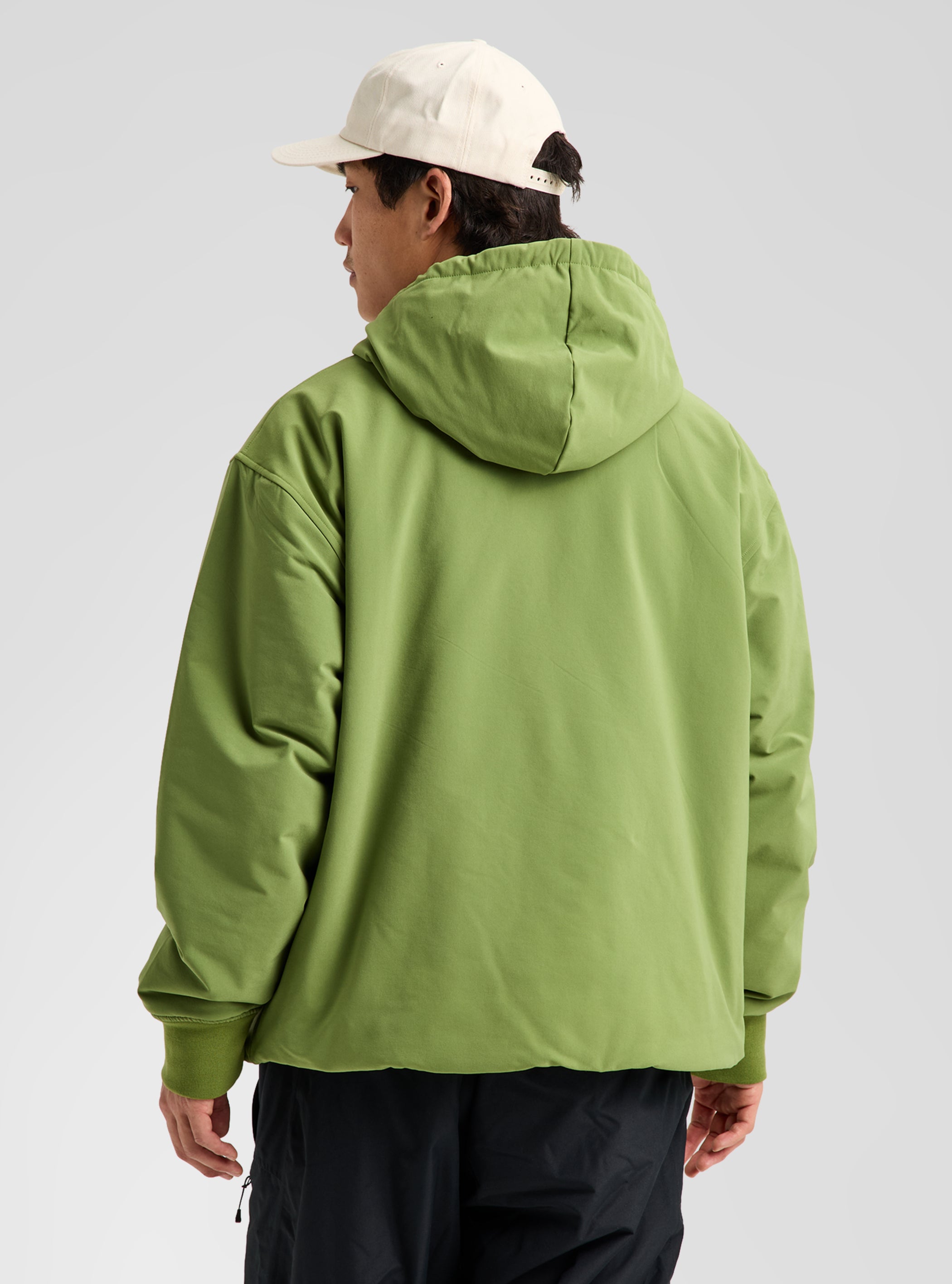 Product Image of Burton Weather Resistant Insulated Pullover Hoodie [Variant: Fern Green]