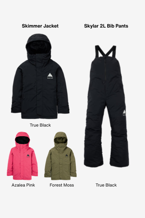 Kids snowboard wear set